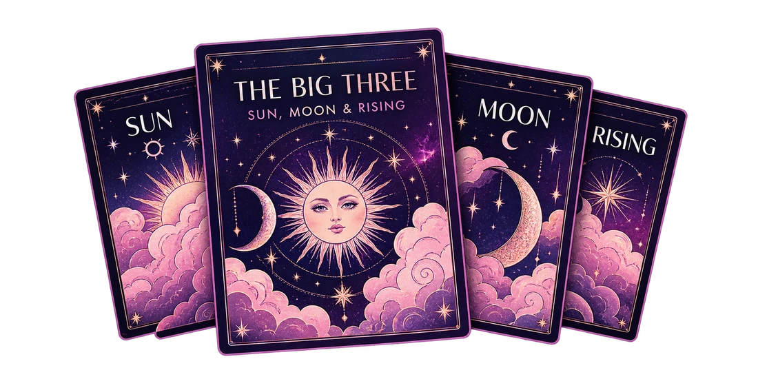 The Big Three digital guide cards